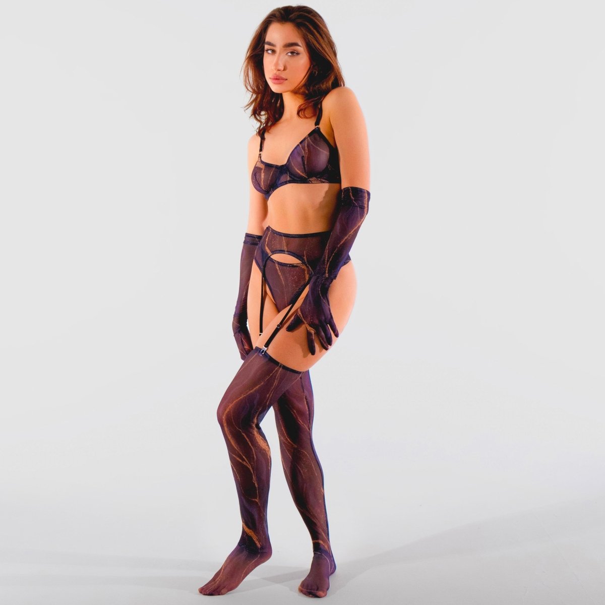 Amelie's Tie Dye Set - Lingerie Set - The Secret Affaire