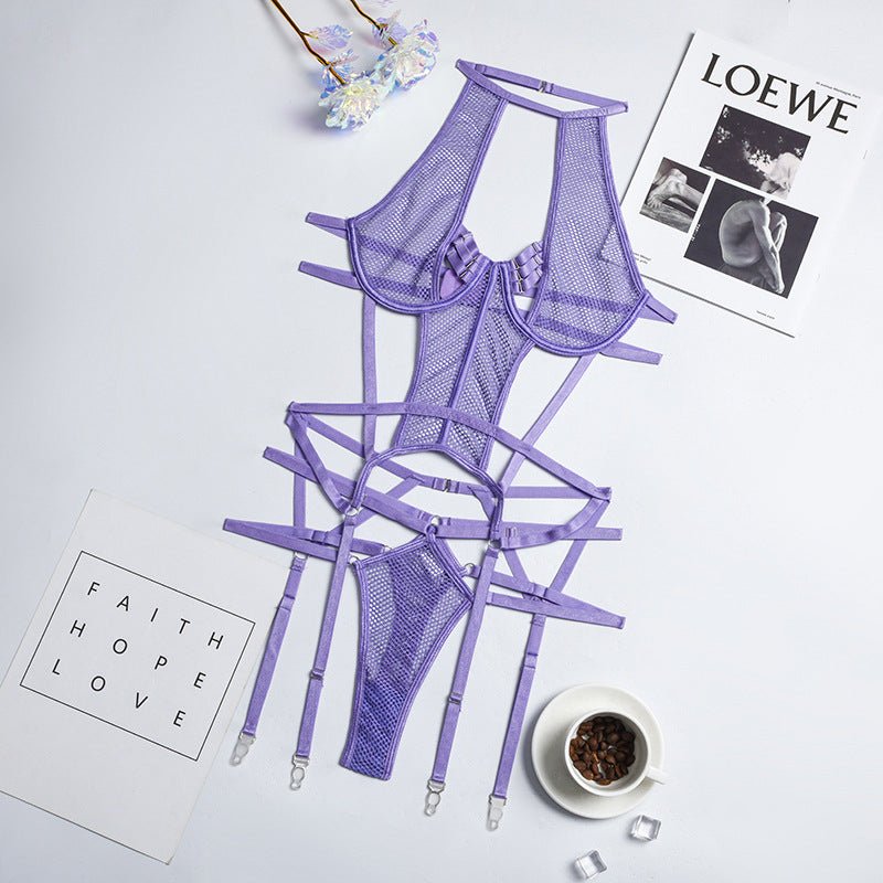 Andrea's Sexy Mesh Set - Lingerie Set - The Secret Affaire