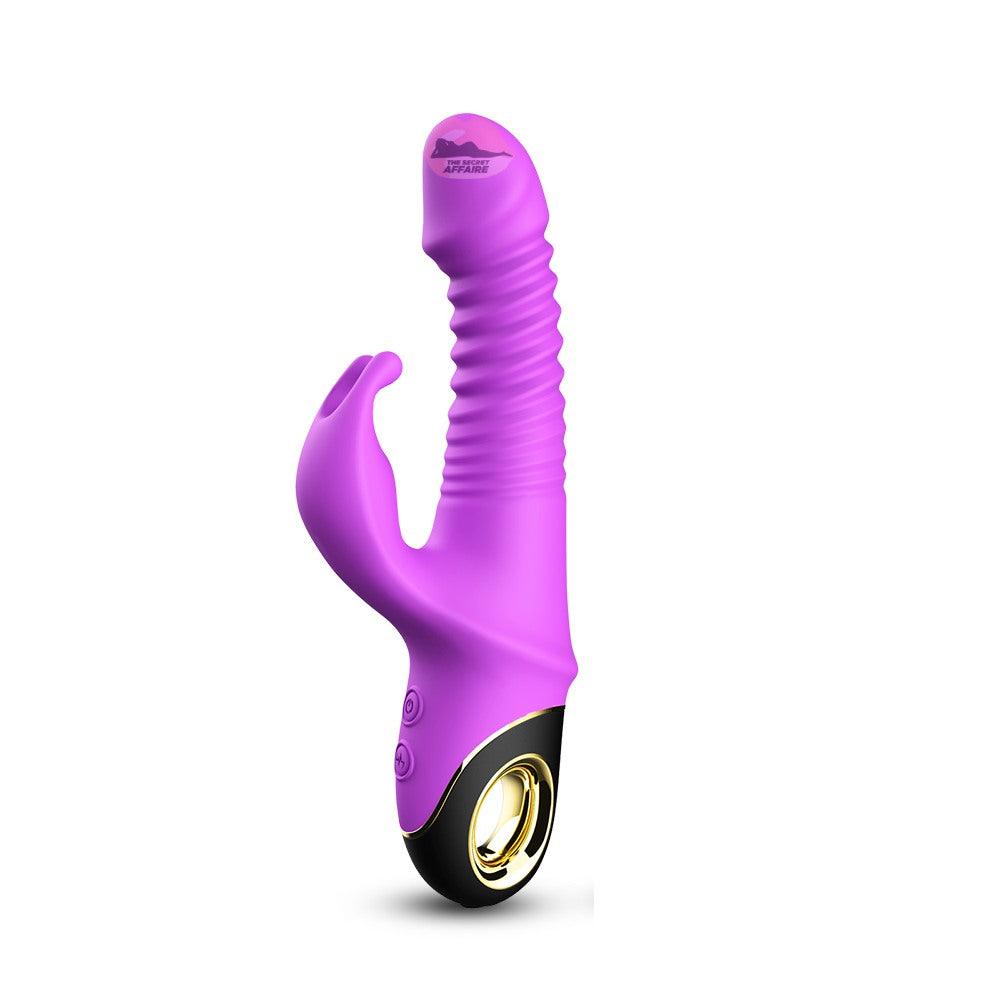 Baddie Power Thrust Rabbit Vibrator - Vibrator - The Secret Affaire