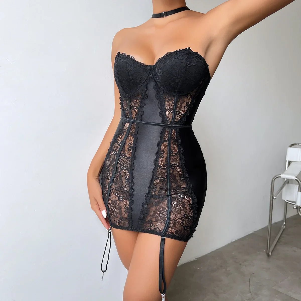 Diana's Corset Dress - Lingerie Set - The Secret Affaire