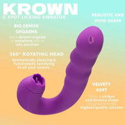 Krown Licking Vibrator - The Secret Affaire