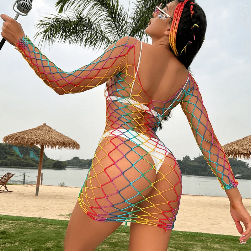 Spectra Fishnet Bodysuit - Lingerie - The Secret Affaire