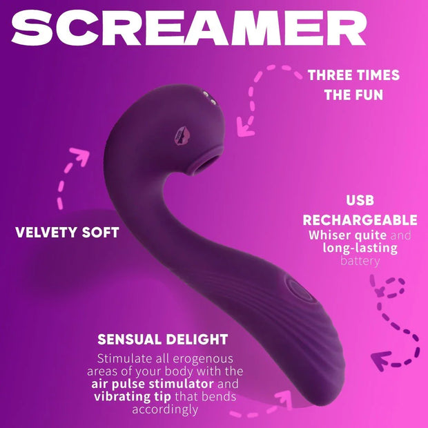 The Screamer Sucking Vibrator - The Secret Affaire