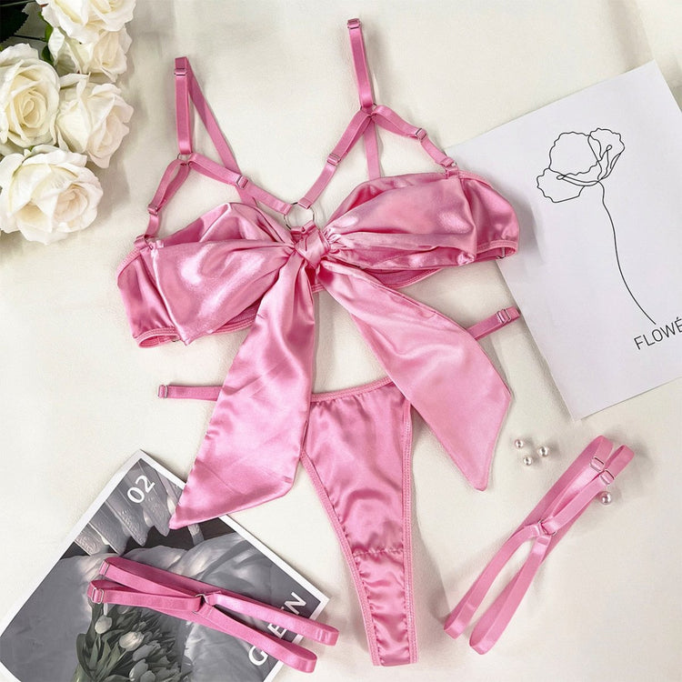 Willow's Bowknot Set - Lingerie Set - The Secret Affaire